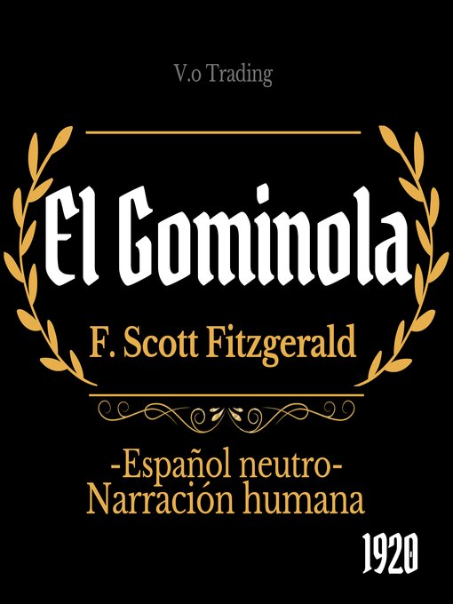 Title details for El Gominola by F. Scott Fitzgerald - Available